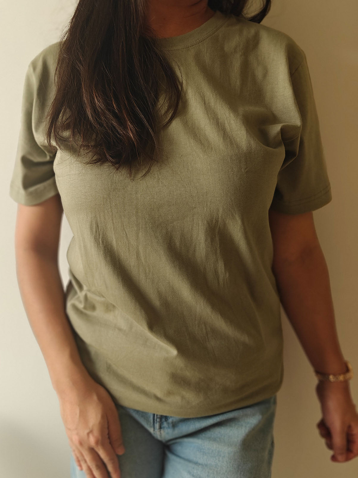 Solid Mint Green : Unisex Regular T-shirt