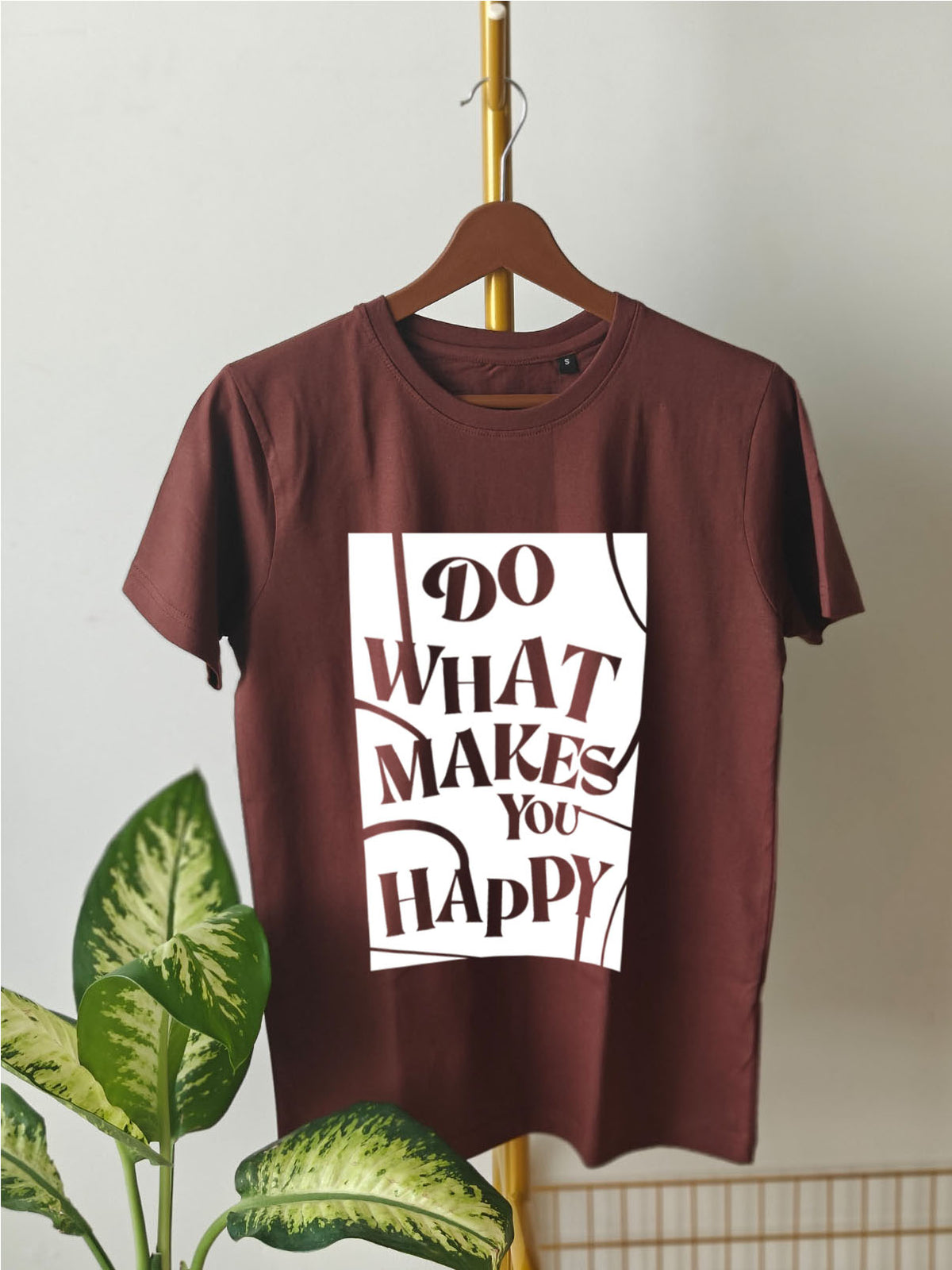 DO WHAT MAKES YOU HAPPY : Unisex Regular T-shirt
