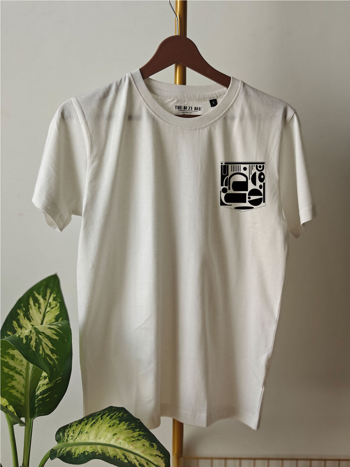 ABSTRACT POCKET : Unisex Regular T-shirt