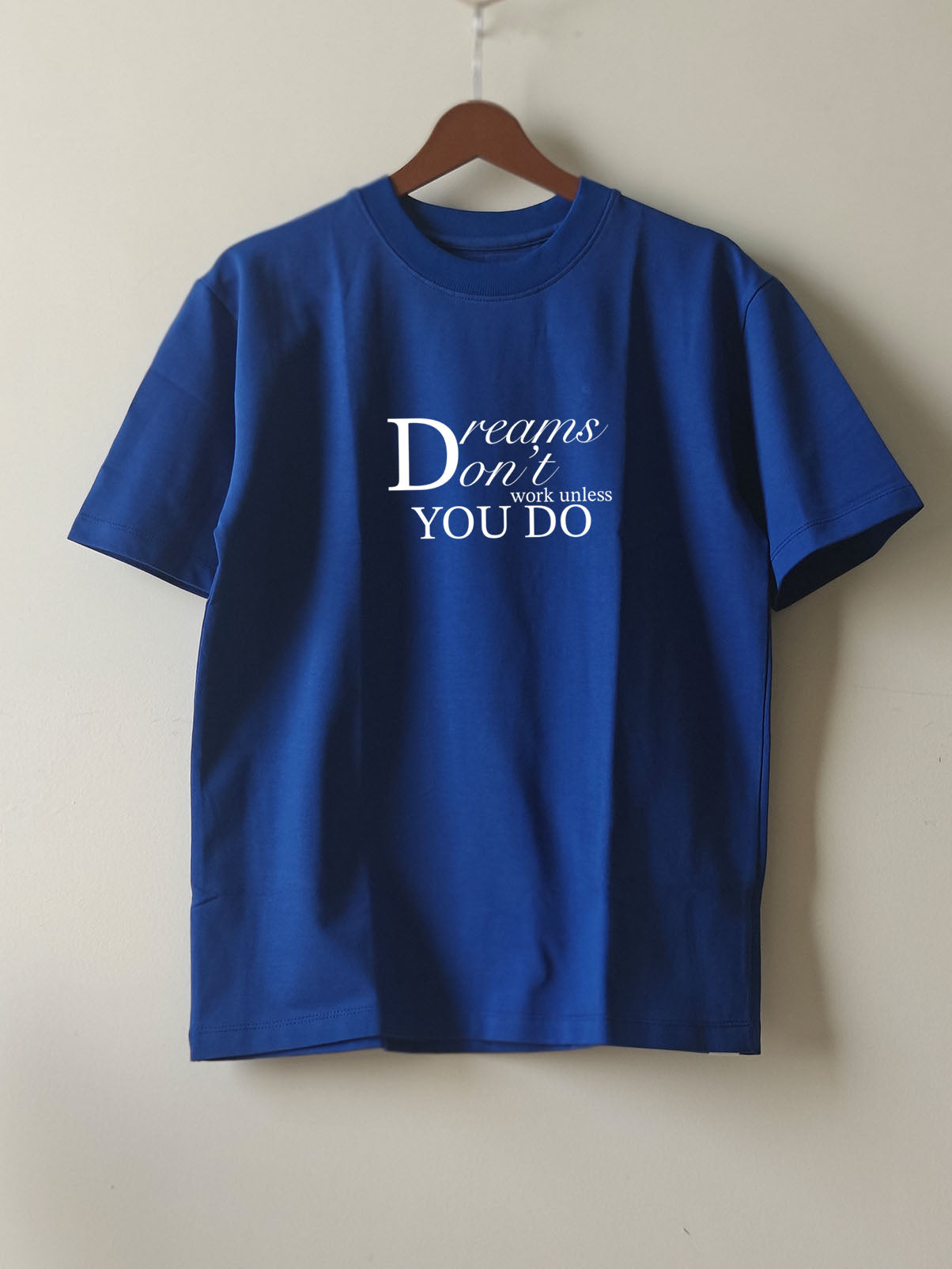 DREAMS DONT'T WORK : Unisex Oversized T-shirt