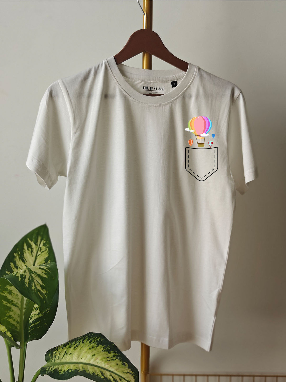 AIR BALLOON POCKET : Unisex Regular T-shirt