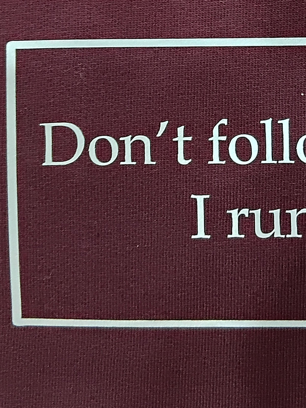 DON'T FOLLOW : Unisex Oversized T-shirt