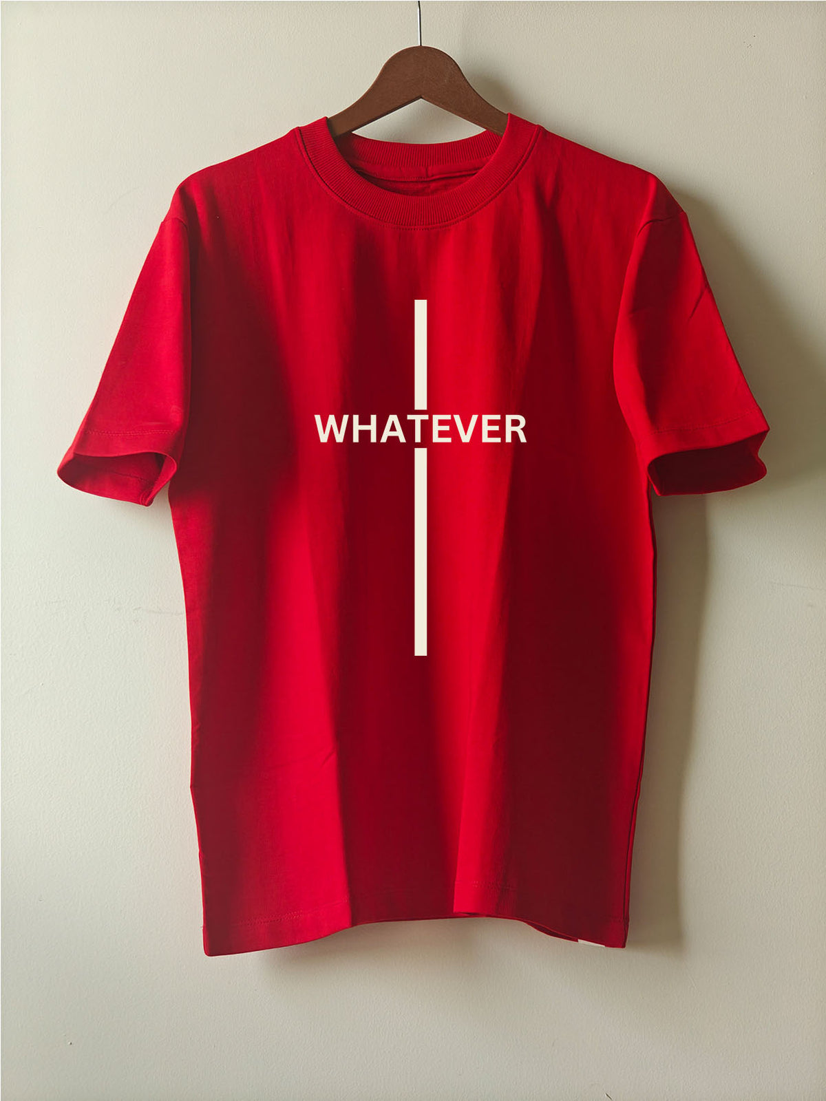 WHATEVER : Unisex Oversized T-shirt