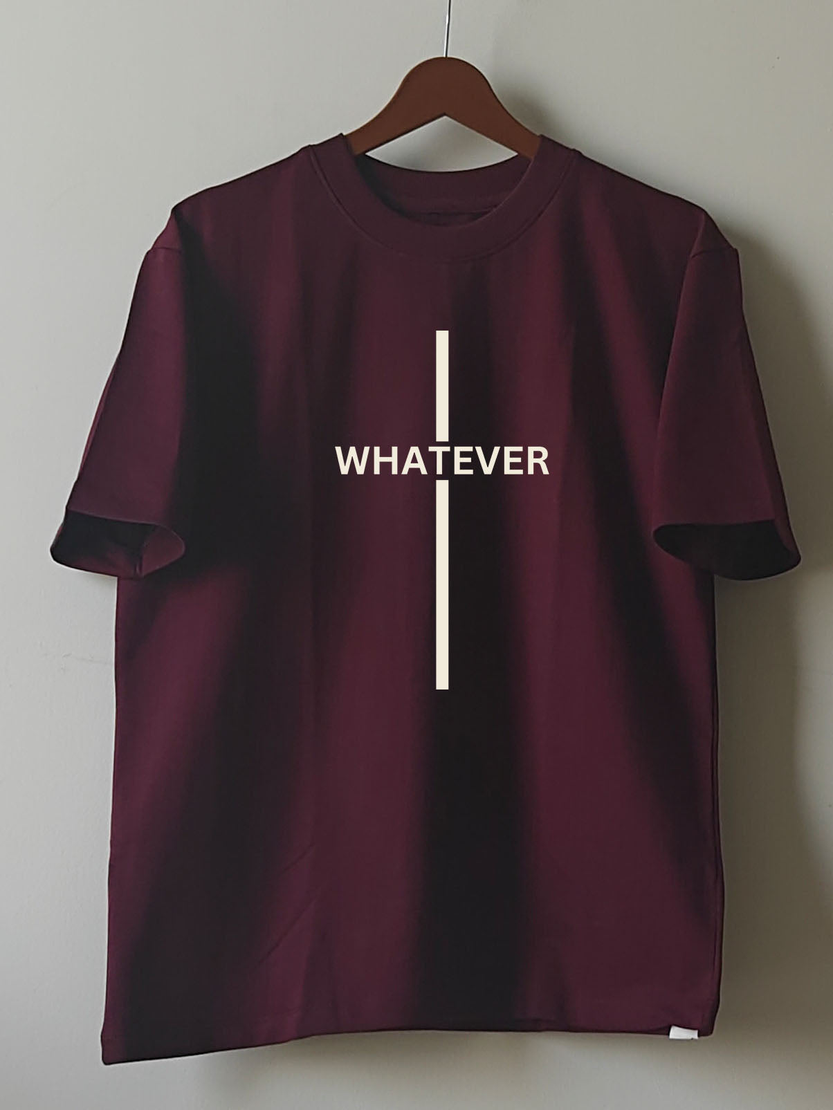 WHATEVER : Unisex Oversized T-shirt