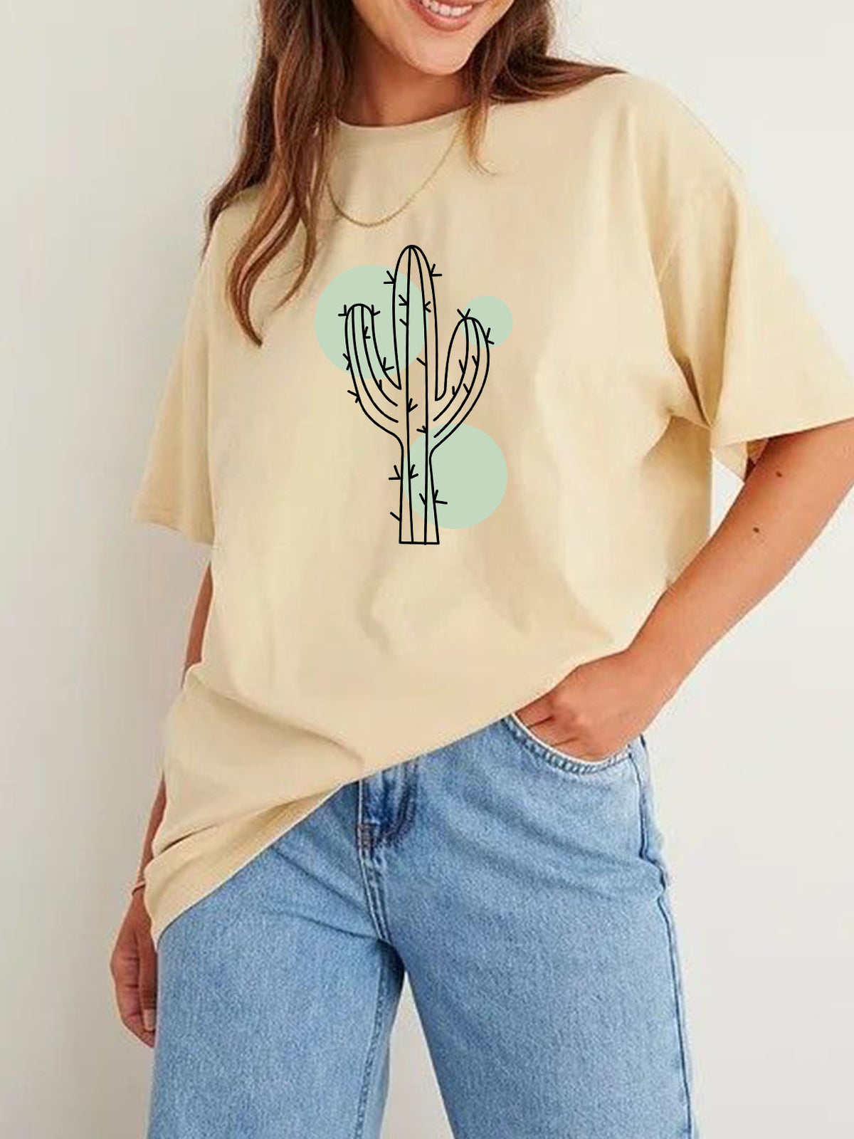 CACTUS : Unisex Oversized T-shirt