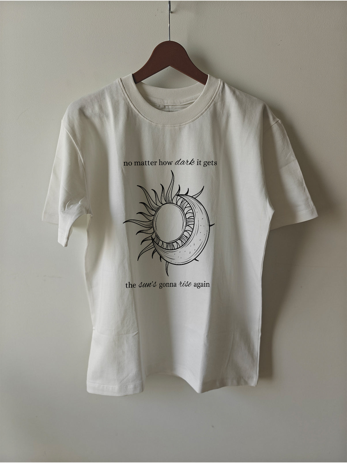 SUN & MOON : Unisex Oversized T-shirt