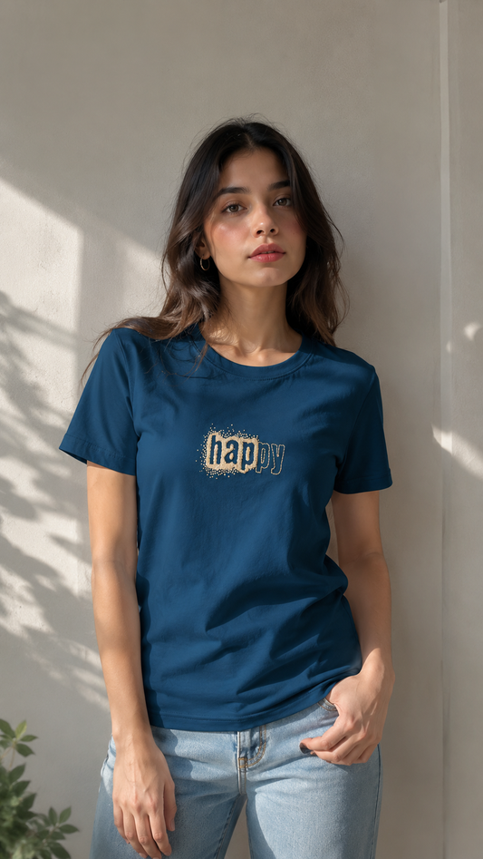 HAPPY : Unisex Regular T-shirt
