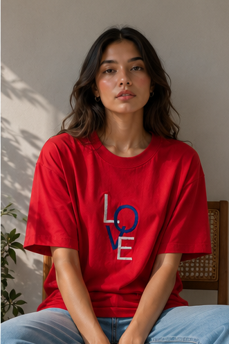 LOVE : Oversized T-shirt