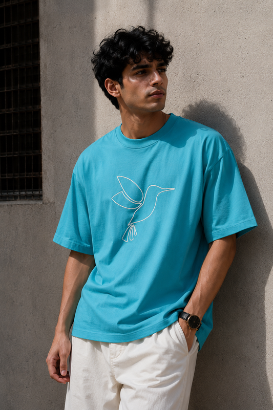 Flying Bird : Unisex Oversized T-shirt