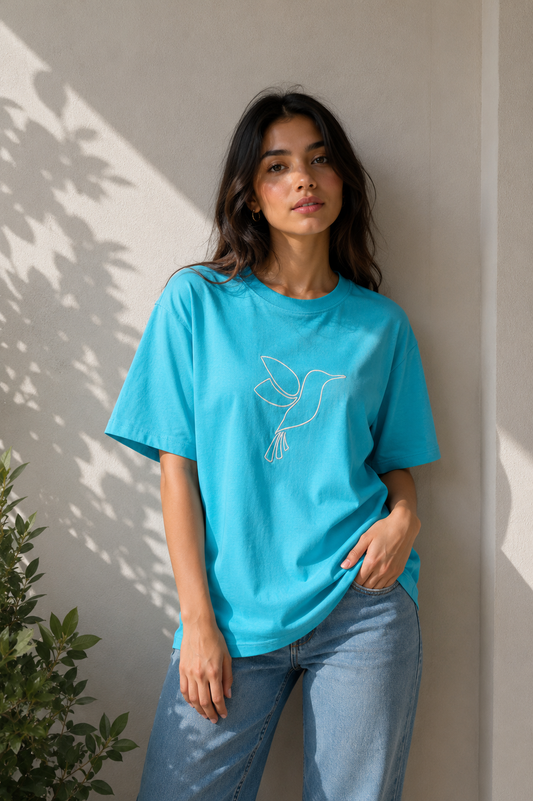 Flying Bird : Unisex Oversized T-shirt