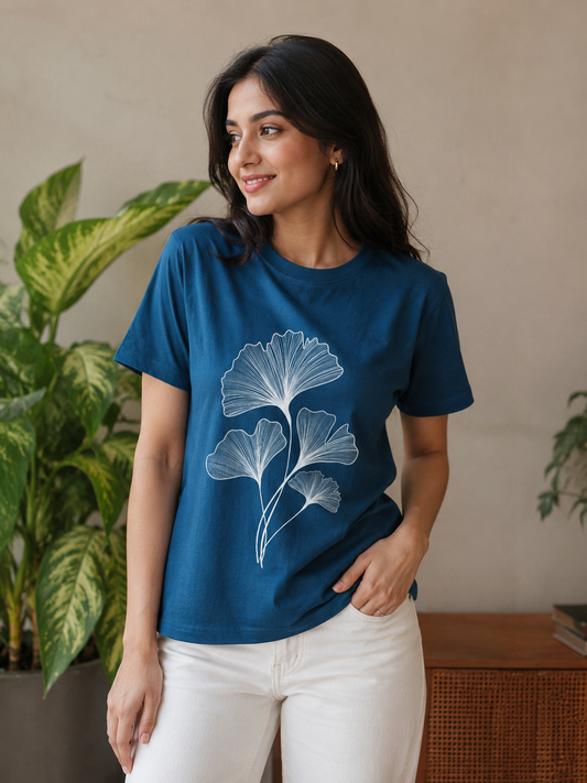 FLORAL LINES : Unisex Regular T-shirt
