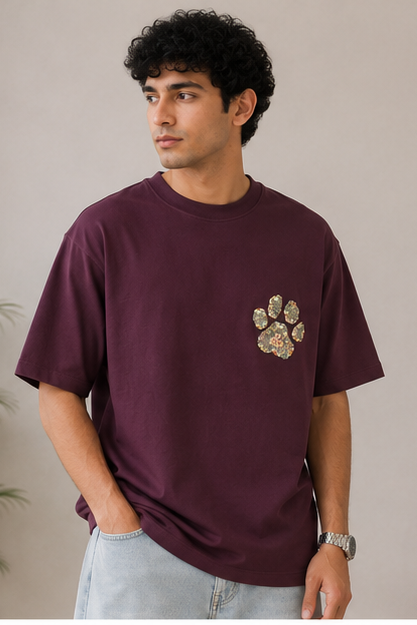 DOG PAW : Unisex Oversized T-shirt