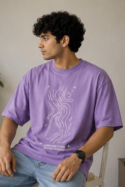 UNKNOWN PATHS : Unisex Oversized T-Shirt