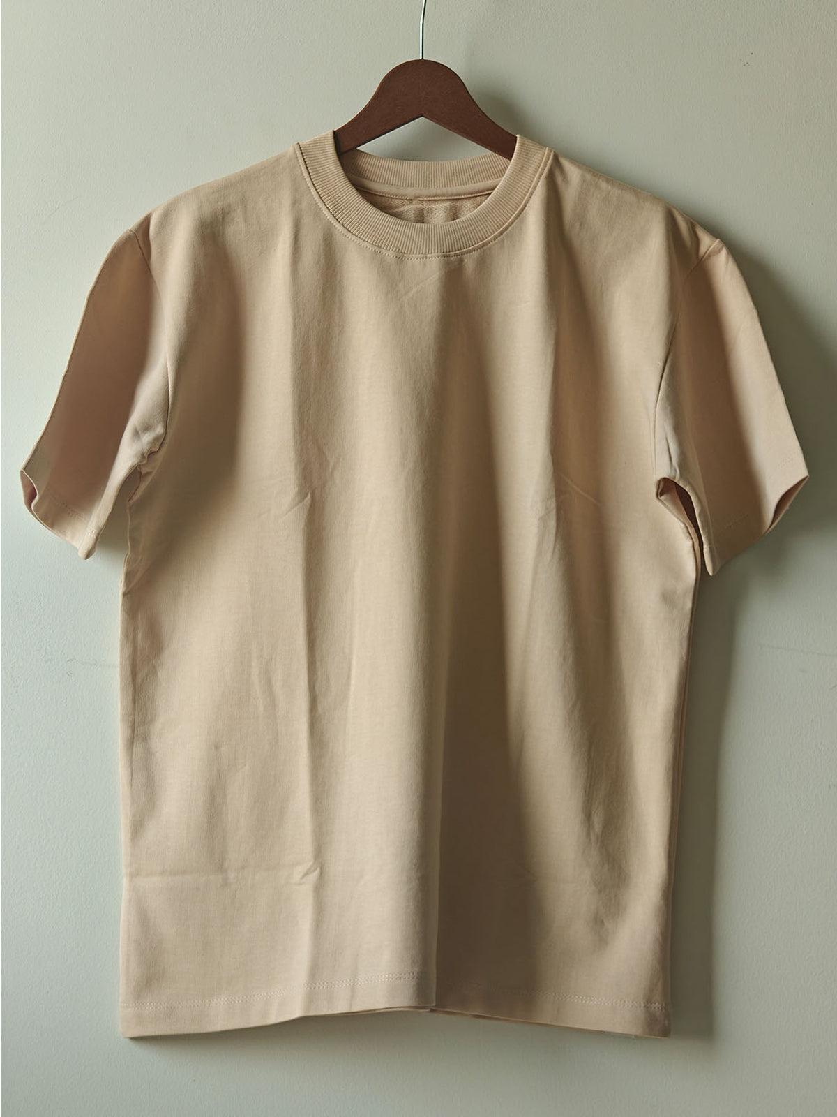 Solid Beige : Unisex Oversized T-shirt