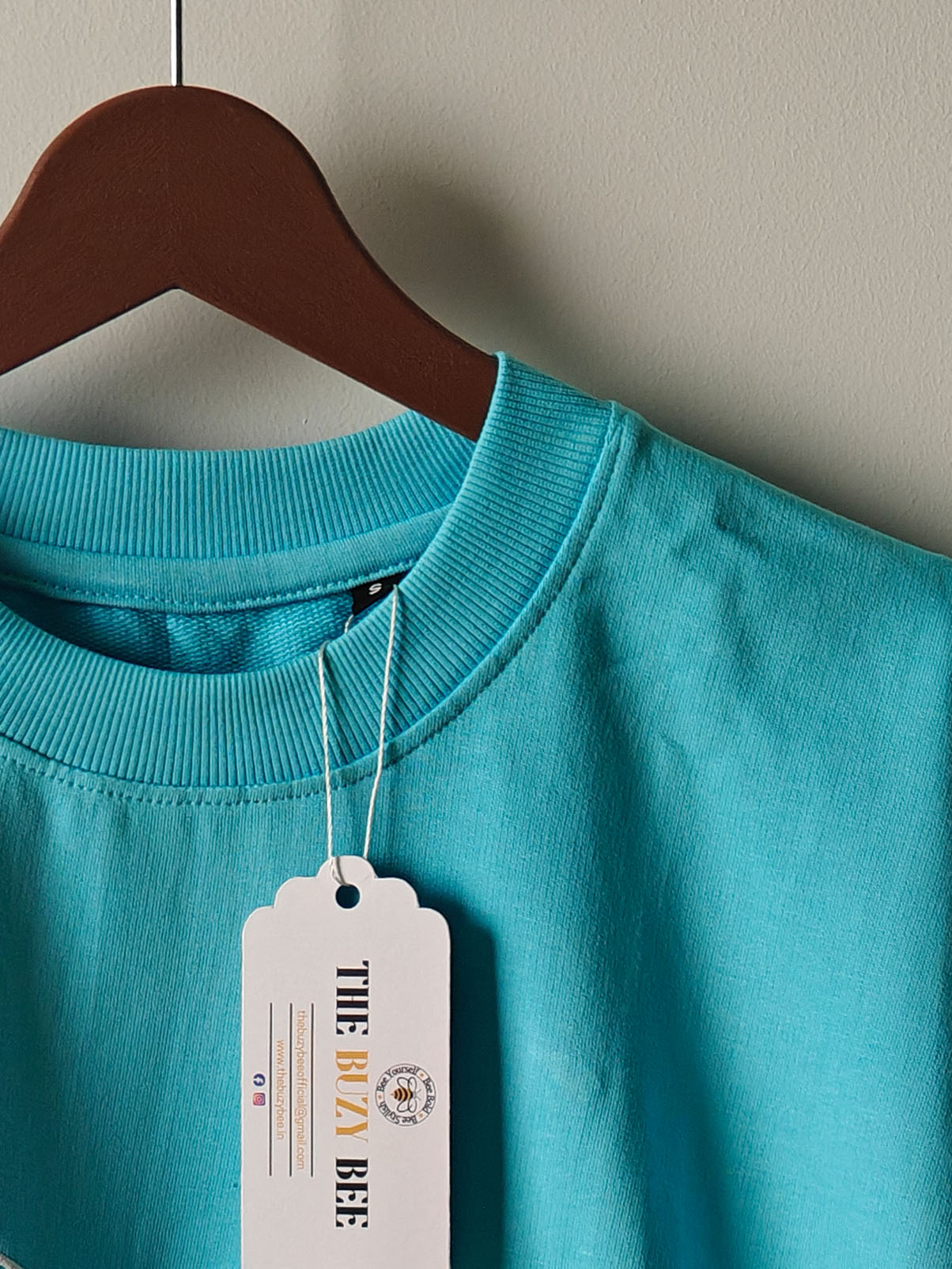 Solid Sky Blue : Unisex Oversized T-shirt