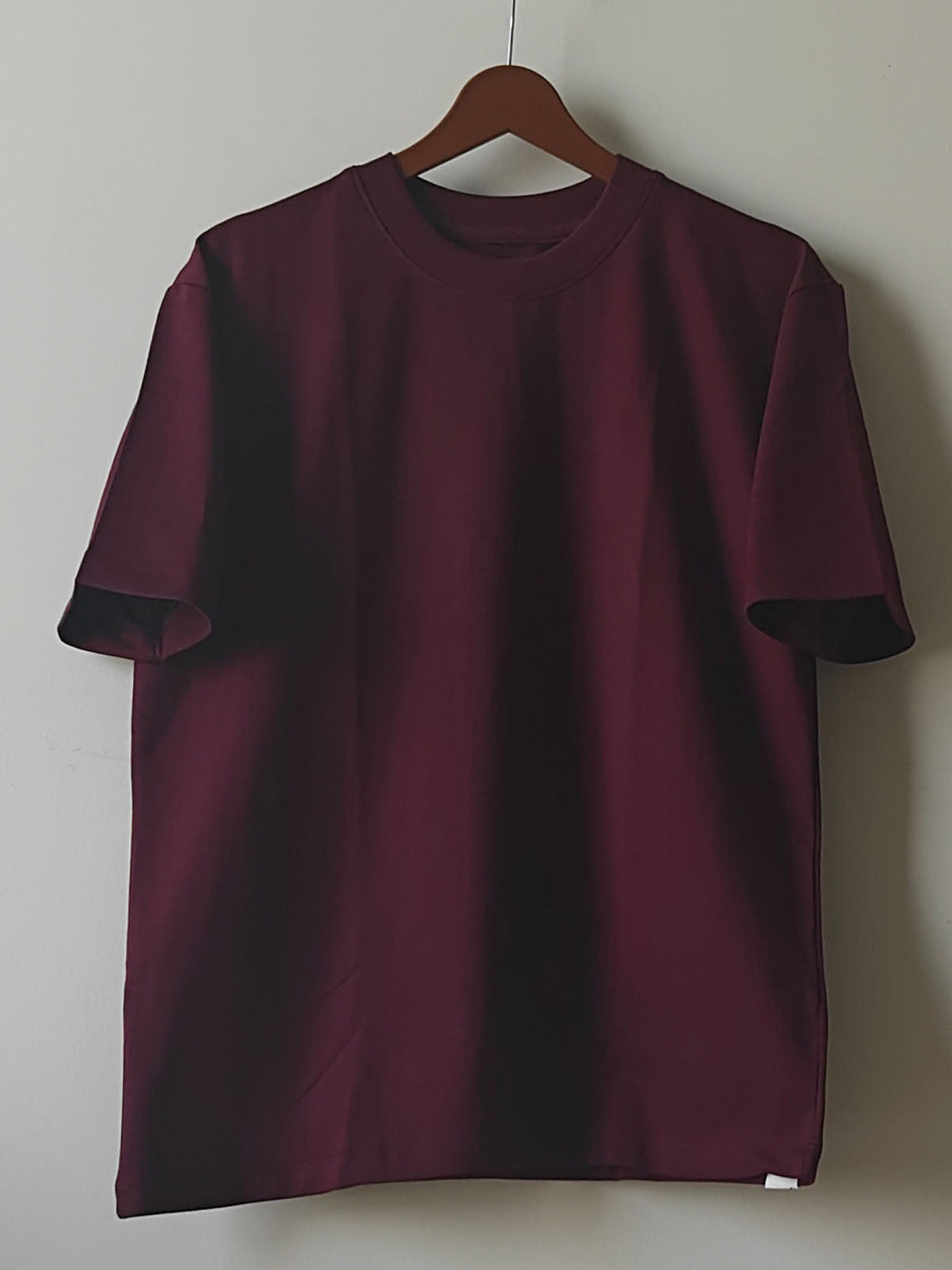 Solid Wine : Unisex Oversized T-shirt