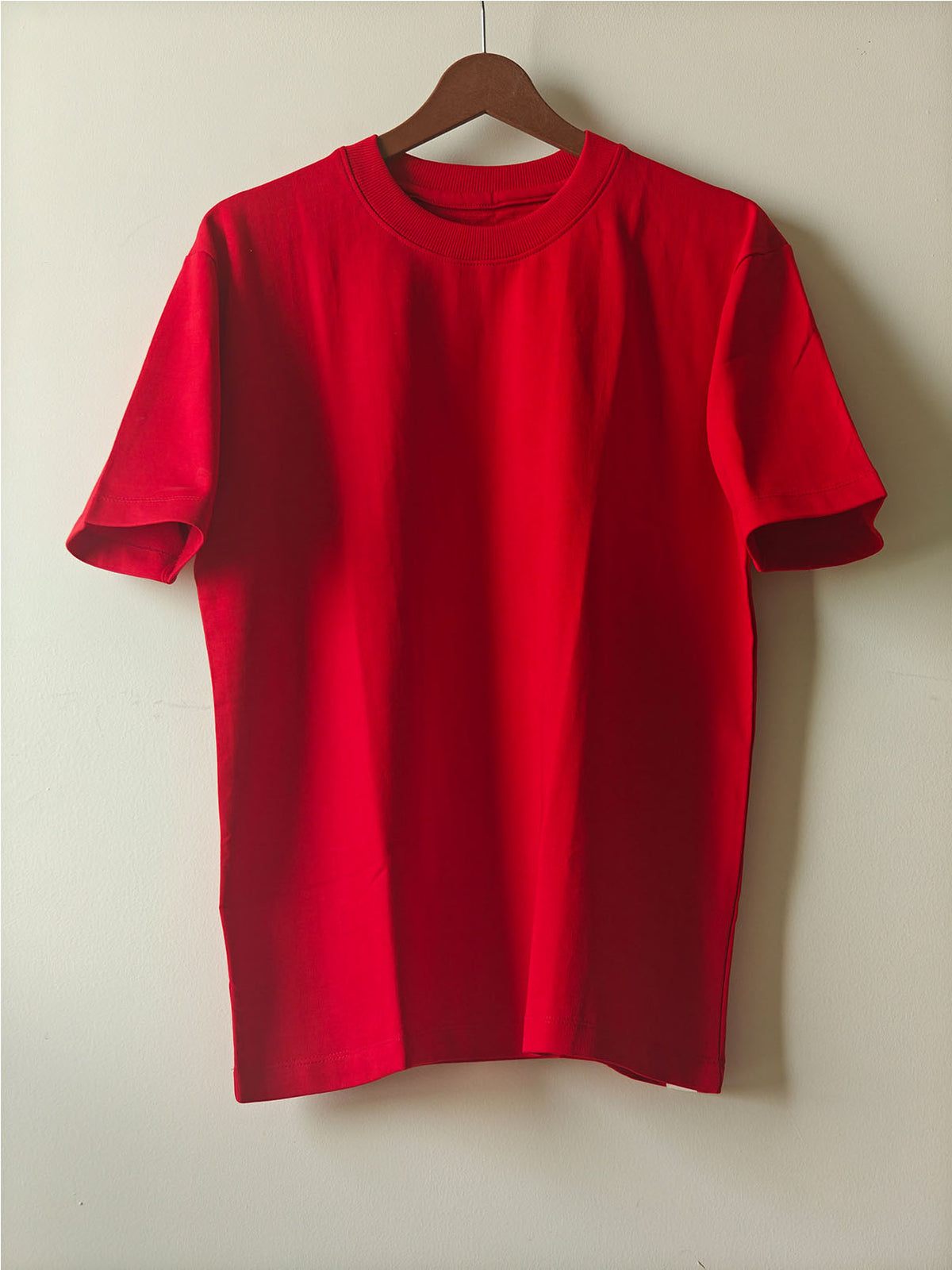 Solid Red : Unisex Oversized T-shirt