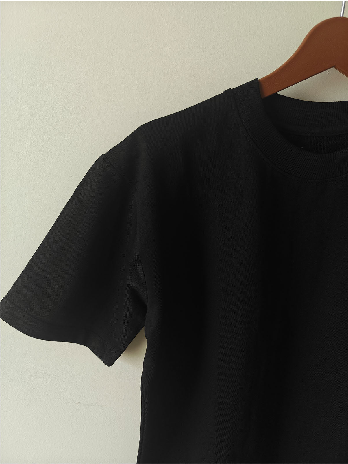 Solid Black :Unisex Oversized T-shirt