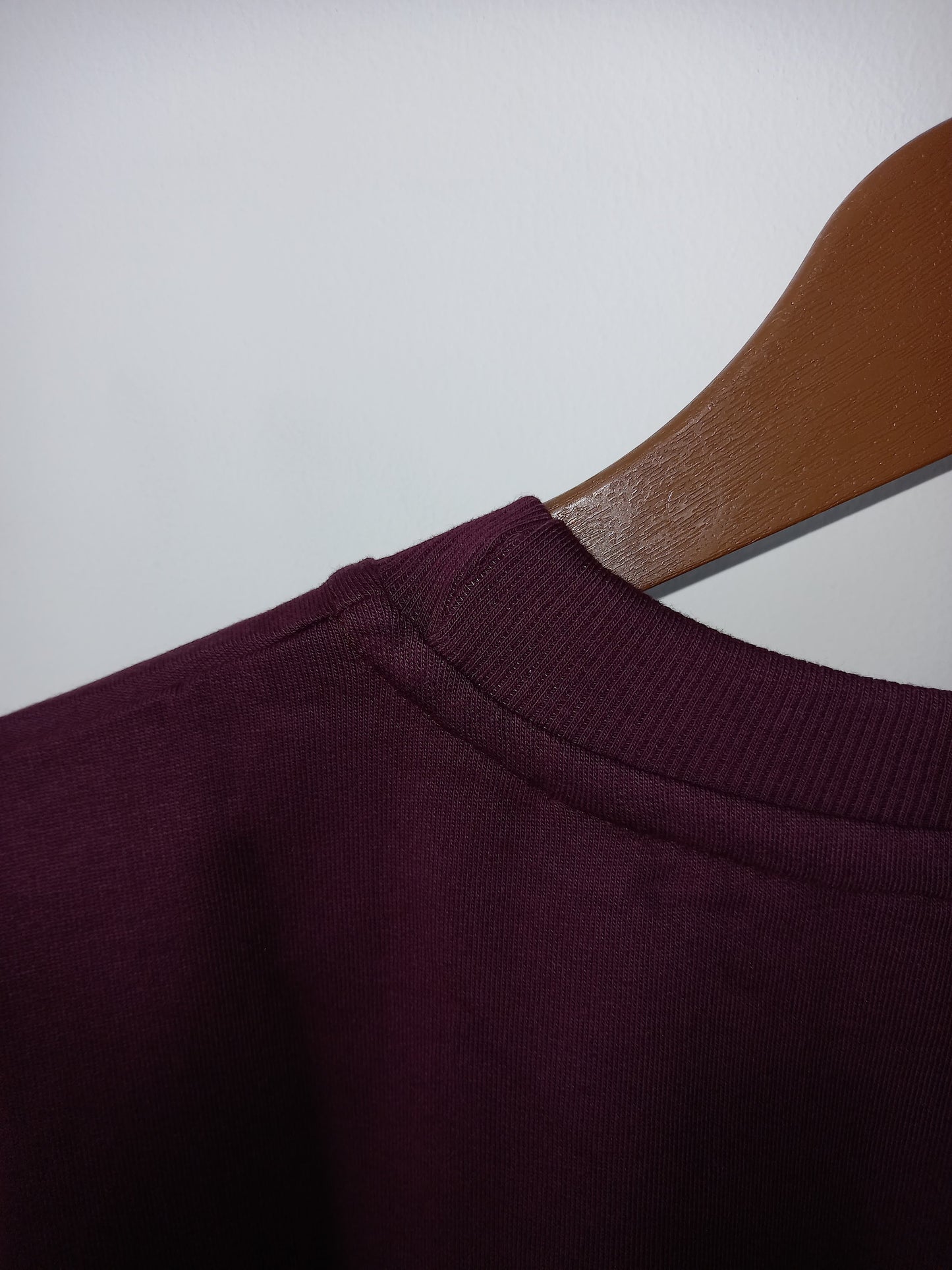 Solid Wine : Unisex Oversized T-shirt